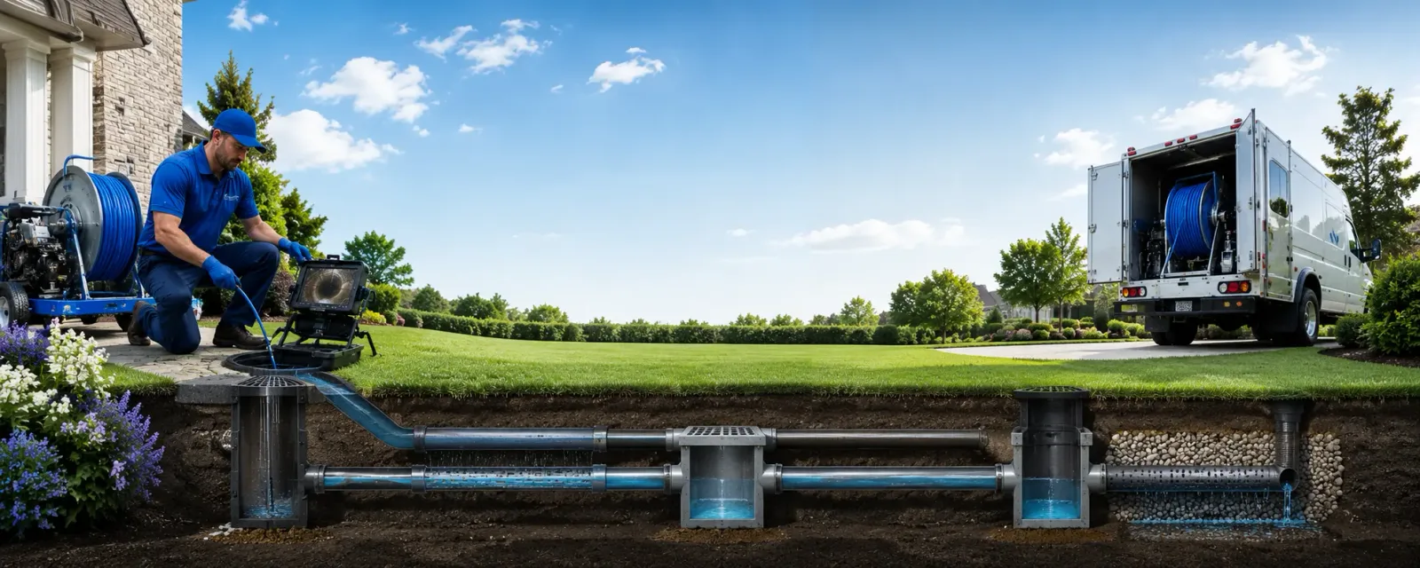 Outdoor drain cleaning information for Red Oak, GA